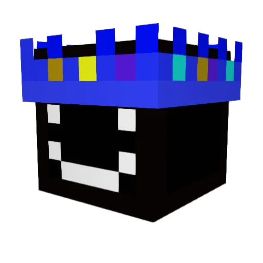 Charly2812 Minecraft avatar head, 3D render