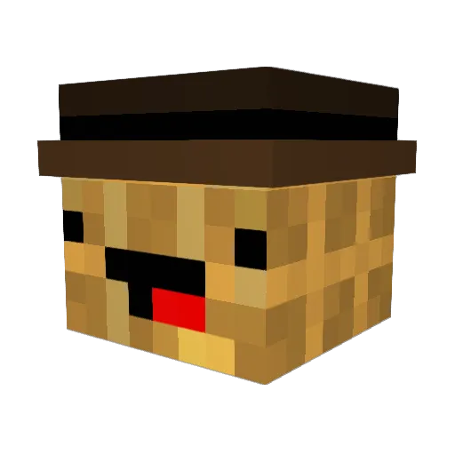 Charlyflow1234 Minecraft avatar head, 3D render