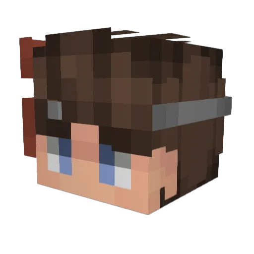 Charman110507 Minecraft avatar head, 3D render