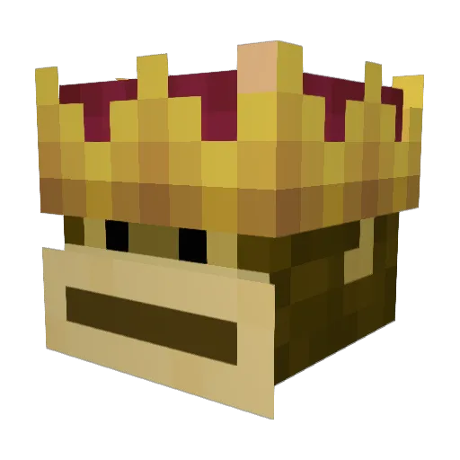 Charman12 Minecraft avatar head, 3D render