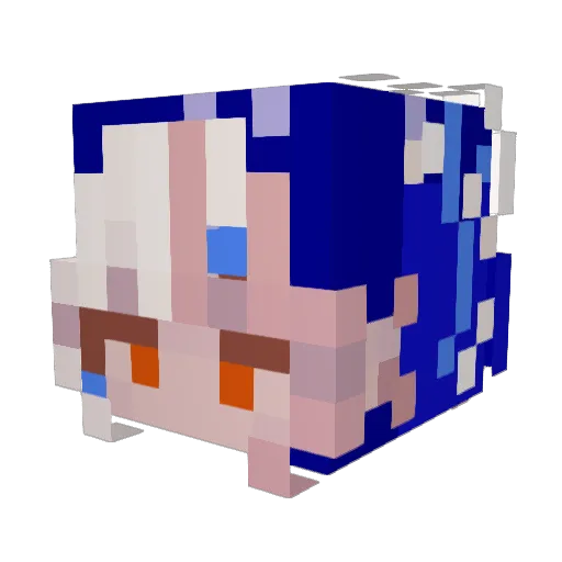Charmankat__ Minecraft avatar head, 3D render