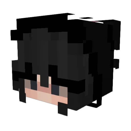 Charmblossom Minecraft avatar head, 3D render