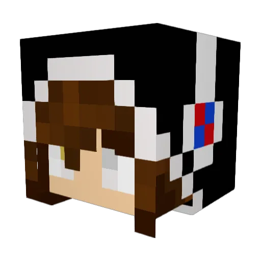 Charon0315 Minecraft avatar head, 3D render