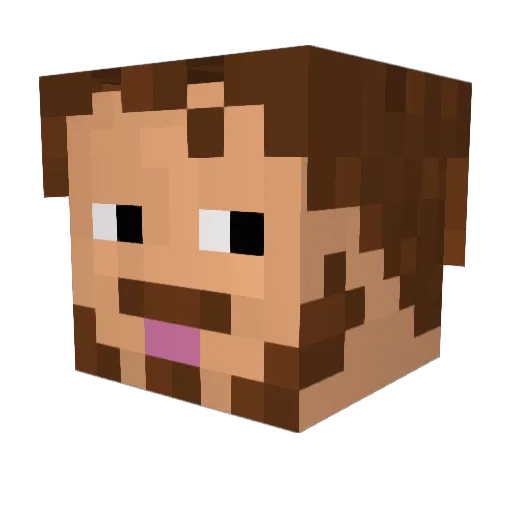Charon_Styx Minecraft avatar head, 3D render