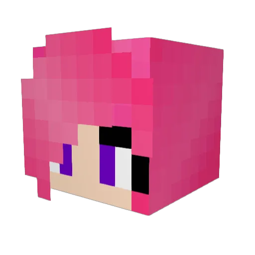 Charon_tC Minecraft avatar head, 3D render