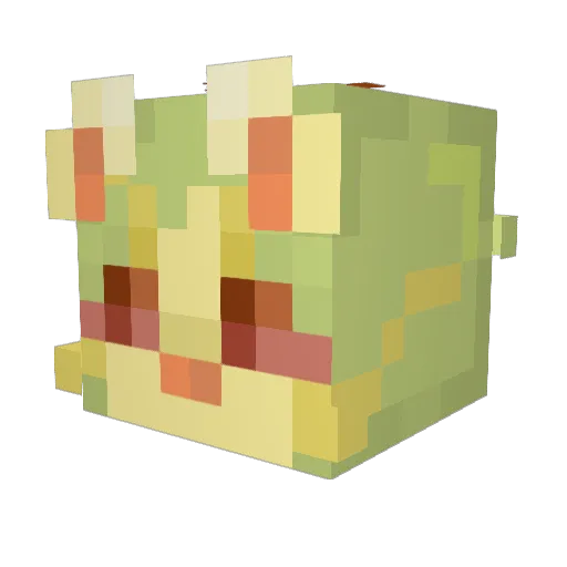 CharredTable Minecraft avatar head, 3D render