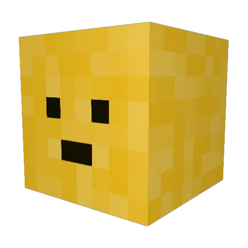 Charsition Minecraft avatar head, 3D render