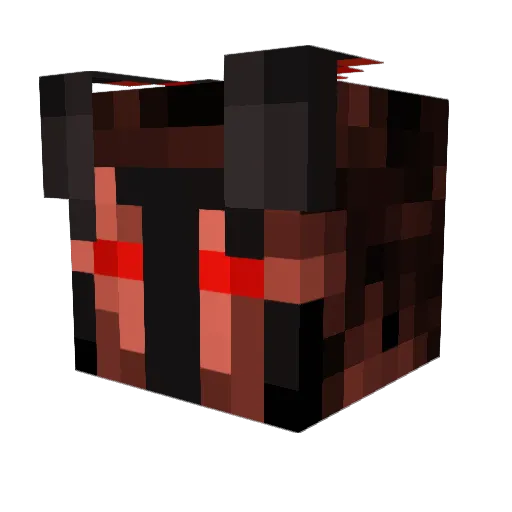 Charsmash Minecraft avatar head, 3D render