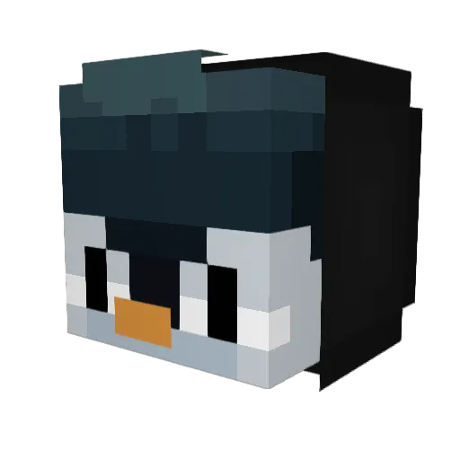 Charty1103 Minecraft avatar head, 3D render