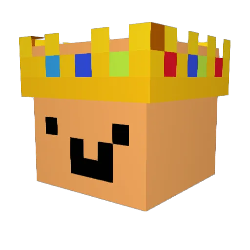 Charzix_ Minecraft avatar head, 3D render