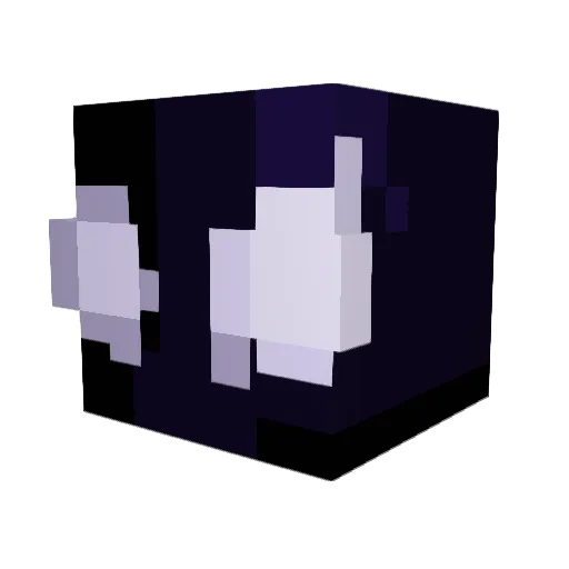 Chasamel Minecraft avatar head, 3D render