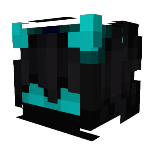 ChaseLD Minecraft avatar head, 3D render