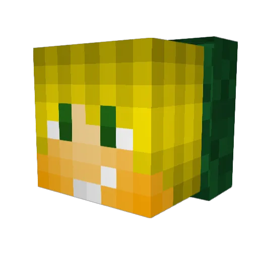 ChaseStell123 Minecraft avatar head, 3D render