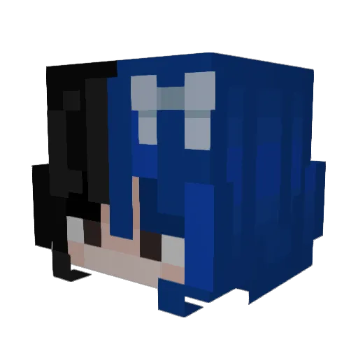 ChaseSunlight Minecraft avatar head, 3D render