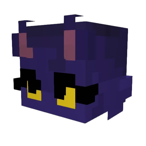ChaseThings Minecraft avatar head, 3D render