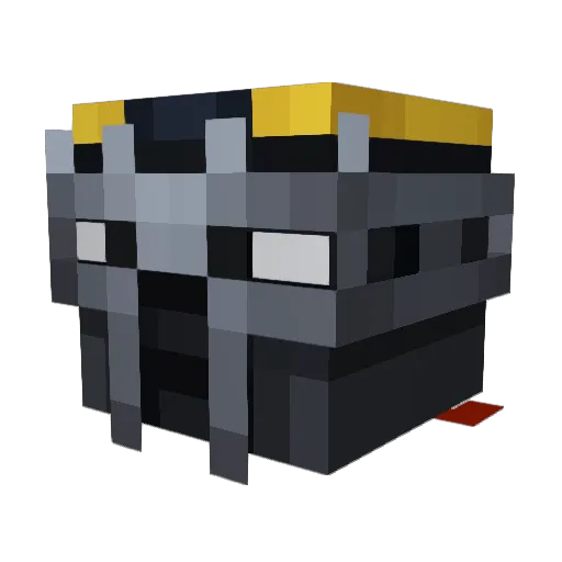 Chasechilly9 Minecraft avatar head, 3D render