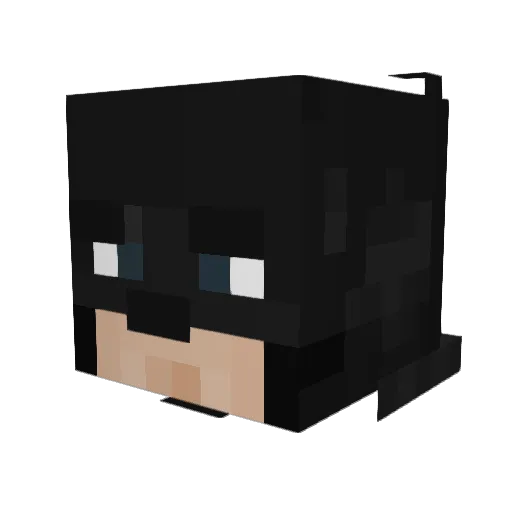 Chased2 Minecraft avatar head, 3D render