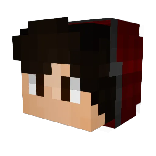 ChaseePRO Minecraft avatar head, 3D render
