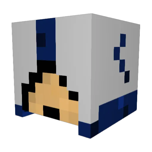Chaseisbeastmode Minecraft avatar head, 3D render