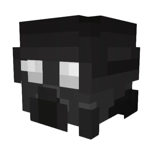 Chaseleiker Minecraft avatar head, 3D render