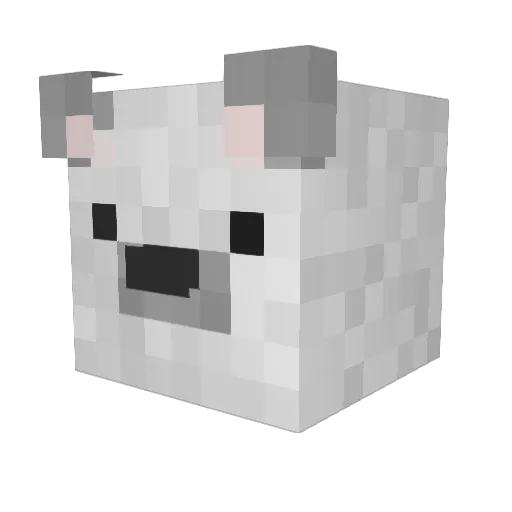 Chaseron420 Minecraft avatar head, 3D render
