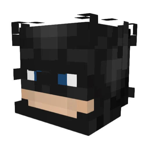 Chaseyoo Minecraft avatar head, 3D render
