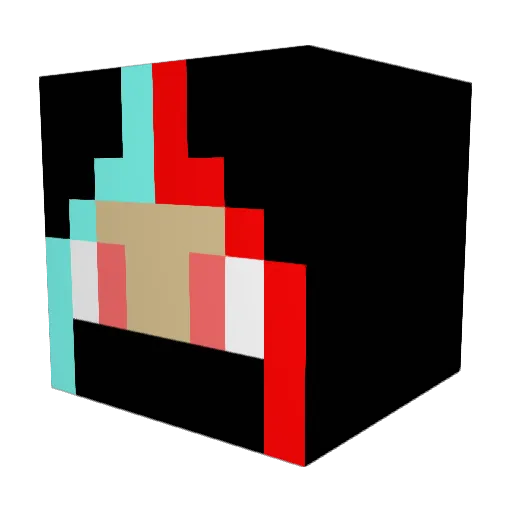 Chasez0811 Minecraft avatar head, 3D render
