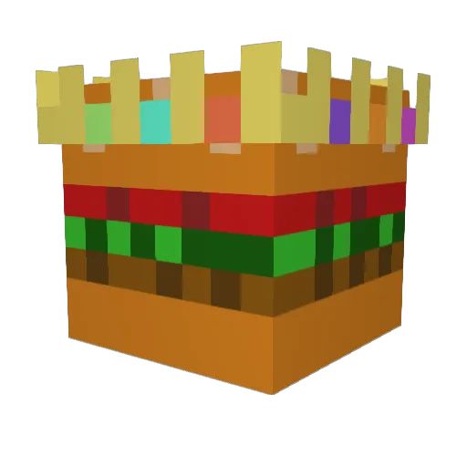 Chasta7 Minecraft avatar head, 3D render