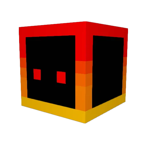 Chatassi Minecraft avatar head, 3D render