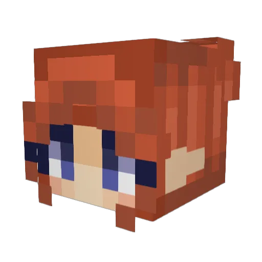 ChateauRomani Minecraft avatar head, 3D render