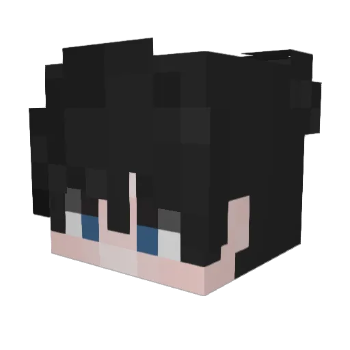 Chau_Fan0922 Minecraft avatar head, 3D render