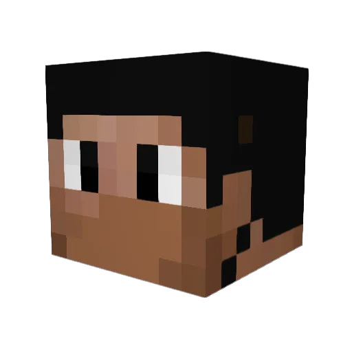 ChaudDaKilla Minecraft avatar head, 3D render