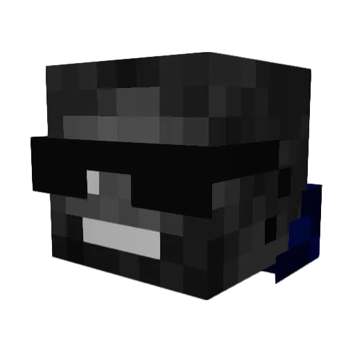 Chaudore Minecraft avatar head, 3D render