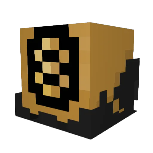 Chaun_ Minecraft avatar head, 3D render