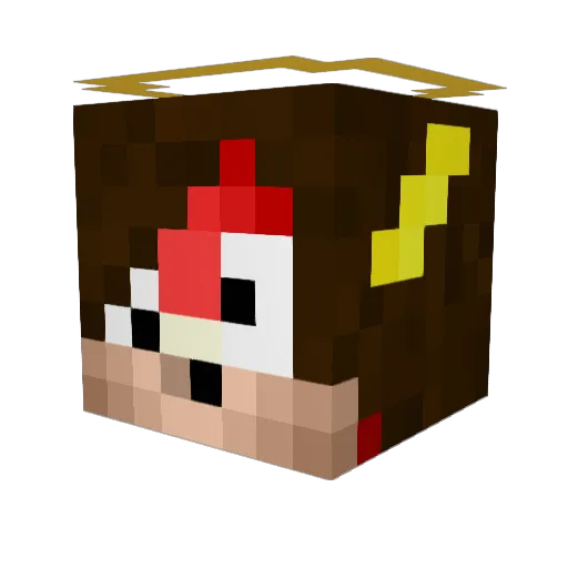 ChaunceyFTW Minecraft avatar head, 3D render