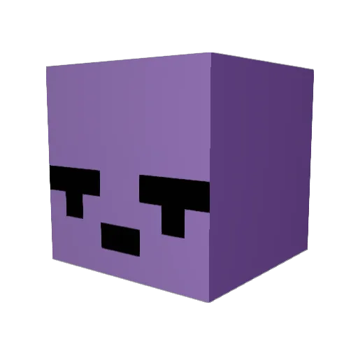 ChavaMKC Minecraft avatar head, 3D render