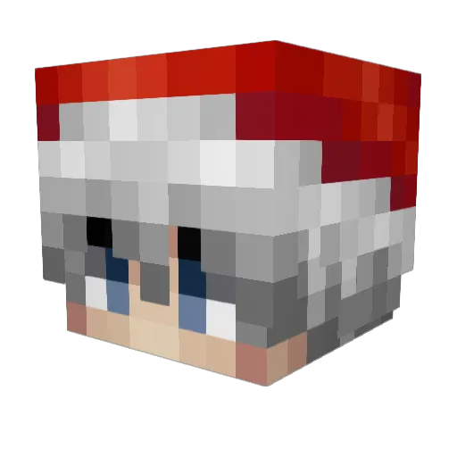 Chawin2541 Minecraft avatar head, 3D render