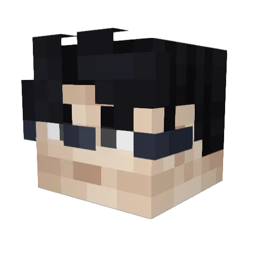 Chay__S__Medkom Minecraft avatar head, 3D render