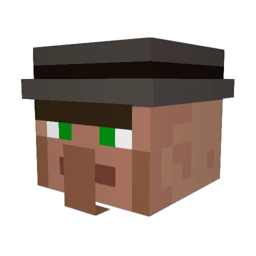 Chaz0825 Minecraft avatar head, 3D render
