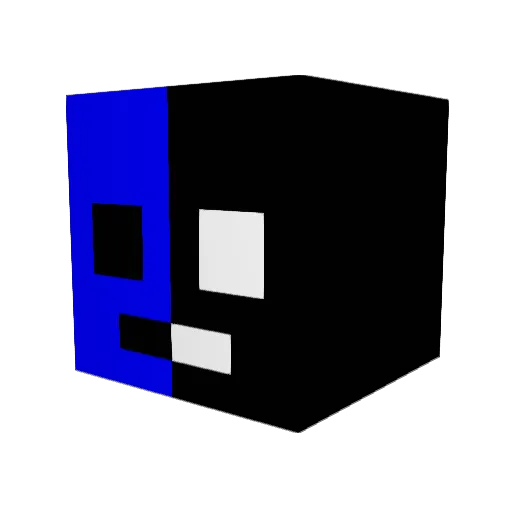 Chaz6104 Minecraft avatar head, 3D render