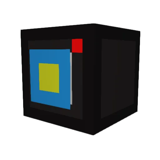 ChazPT Minecraft avatar head, 3D render