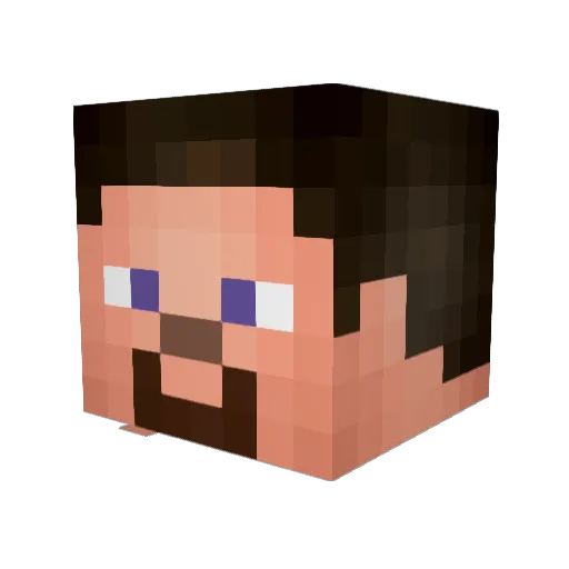 Chaz_vn Minecraft avatar head, 3D render