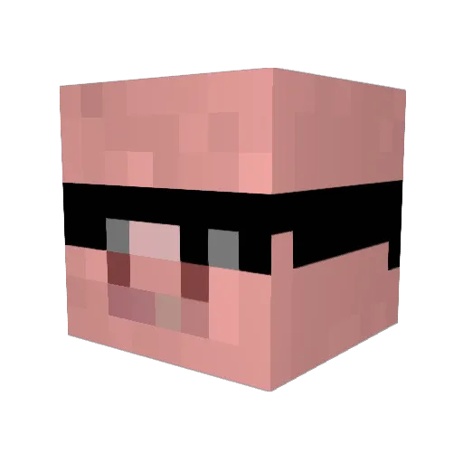 Chazdyn Minecraft avatar head, 3D render