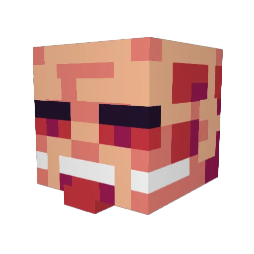 ChazenIsDaddy Minecraft avatar head, 3D render