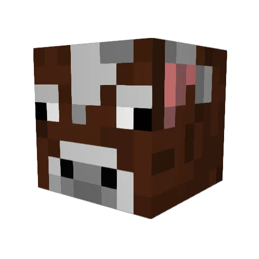Chazlord256 Minecraft avatar head, 3D render