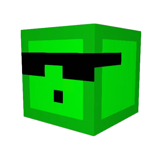 Chazzmonday Minecraft avatar head, 3D render