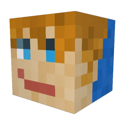 Chazzyboi13 Minecraft avatar head, 3D render