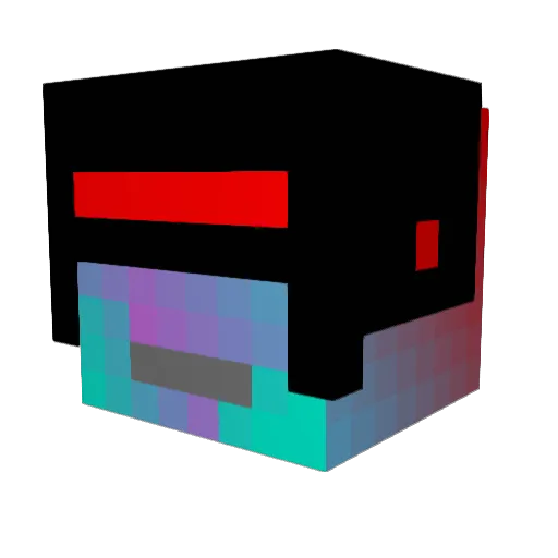 Che480 Minecraft avatar head, 3D render