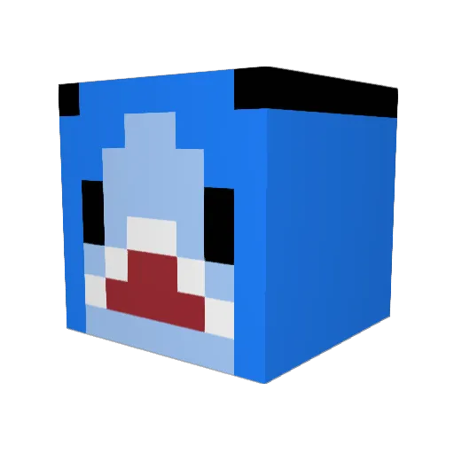 CheCheLouise Minecraft avatar head, 3D render