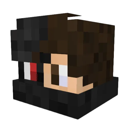 CheDiego1 Minecraft avatar head, 3D render
